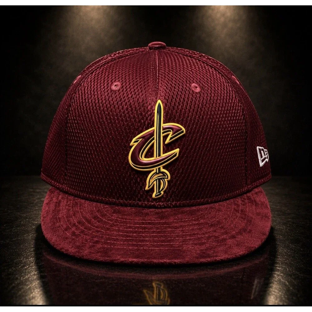 Lebron James Cleveland Cavaliers Cap New Era NBA On Court Hat Men's 7 3/8